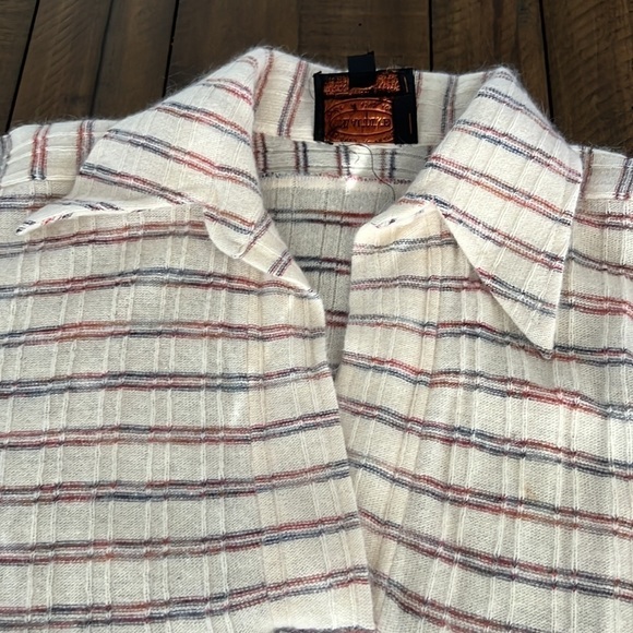 Claudine Vintage Lambswool Blend Sweater Design in France Size S - Picture 6 of 8